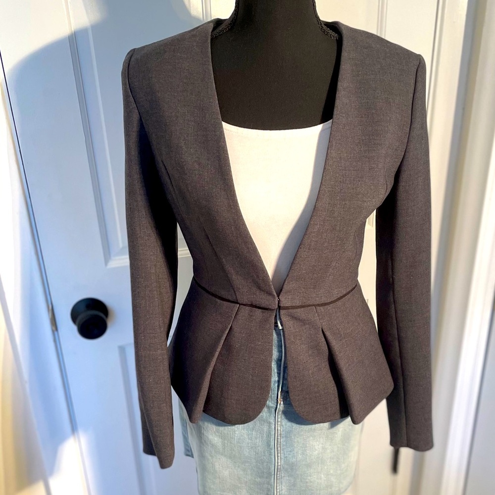 H&M peplum blazer